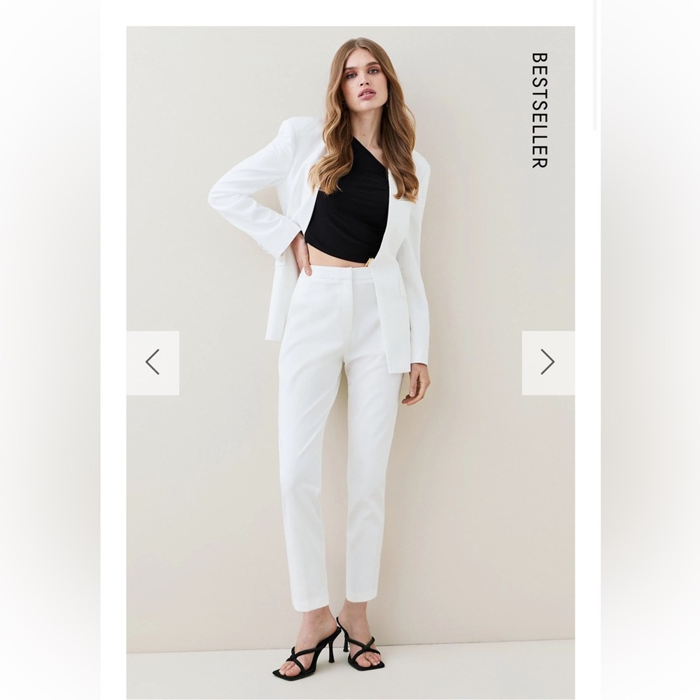 New with tags Karen Millen white trouser pants